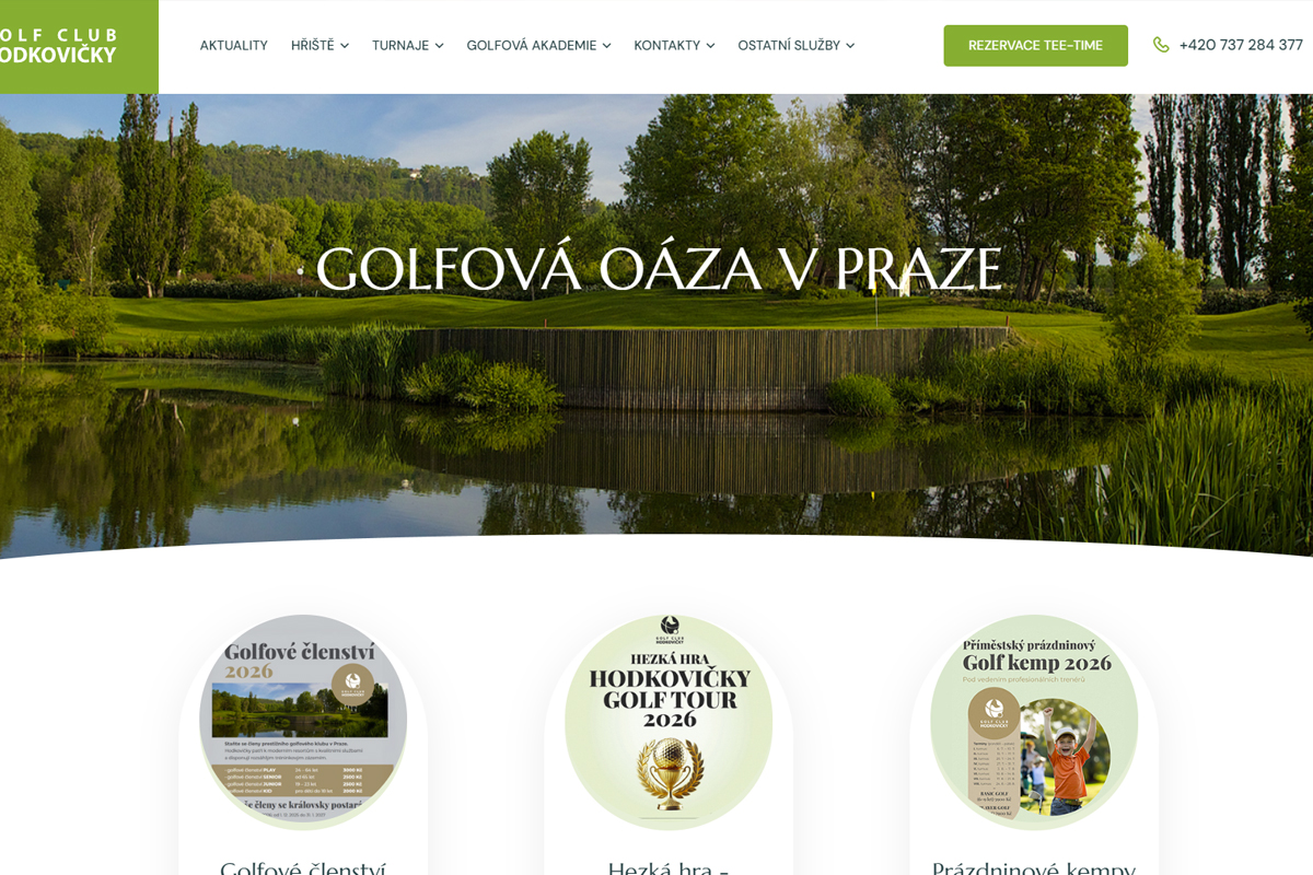 Golf Club Hodkovičky screenshot